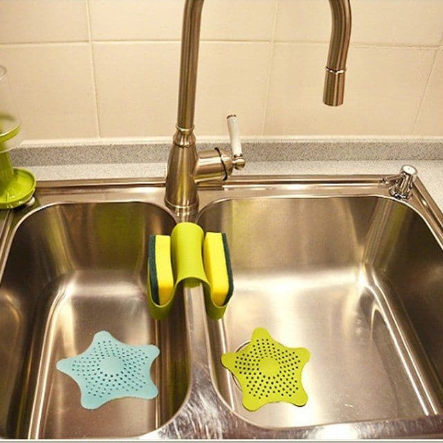 image-Rubber Drain Protector Hair Catcher Drain Cover