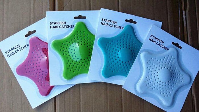 image-Rubber Drain Protector Hair Catcher Drain Cover