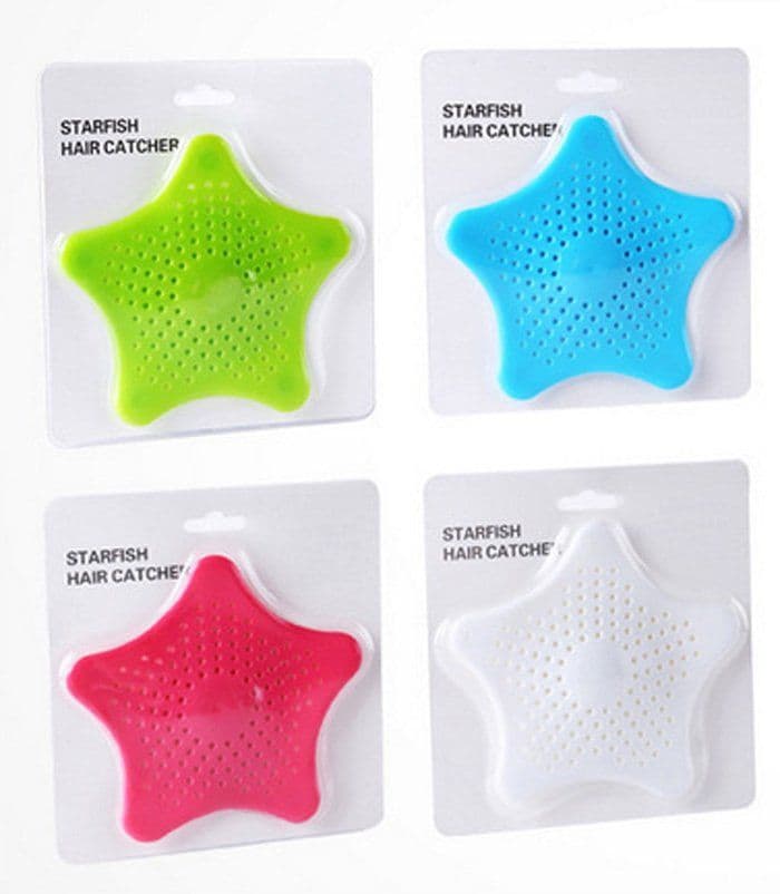 image-Rubber Drain Protector Hair Catcher Drain Cover
