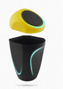 image-Mini Plastic Dustbin For Car