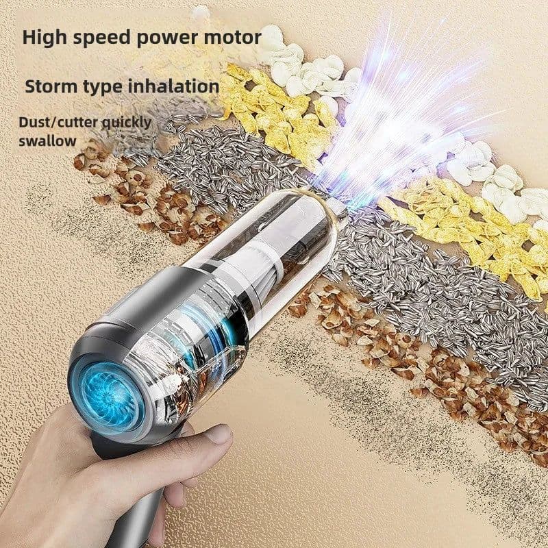 image-Brushles Vacuum Cleaner Wireless Air Dust Blower Gun for Car Powerful