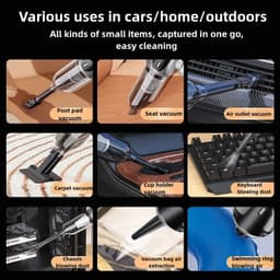 image-Brushles Vacuum Cleaner Wireless Air Dust Blower Gun for Car Powerful