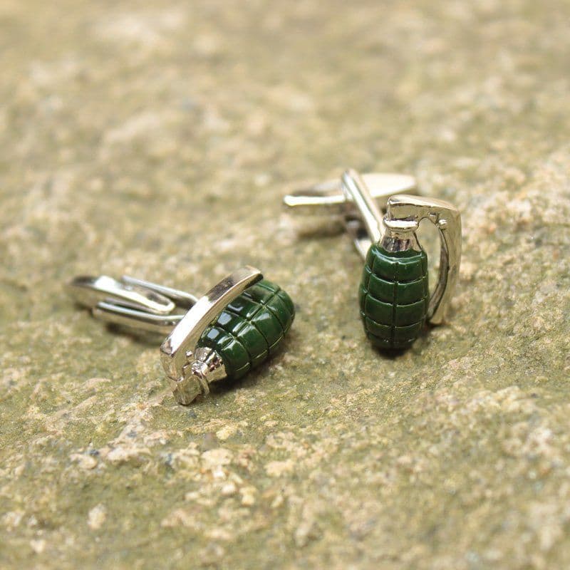 image-Grenade Cufflinks
