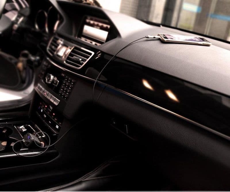 image-Retractable 2 in 1 Car Charger