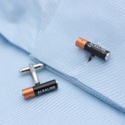 image-Mini Battery Cufflinks