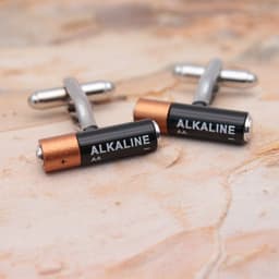 image-Mini Battery Cufflinks