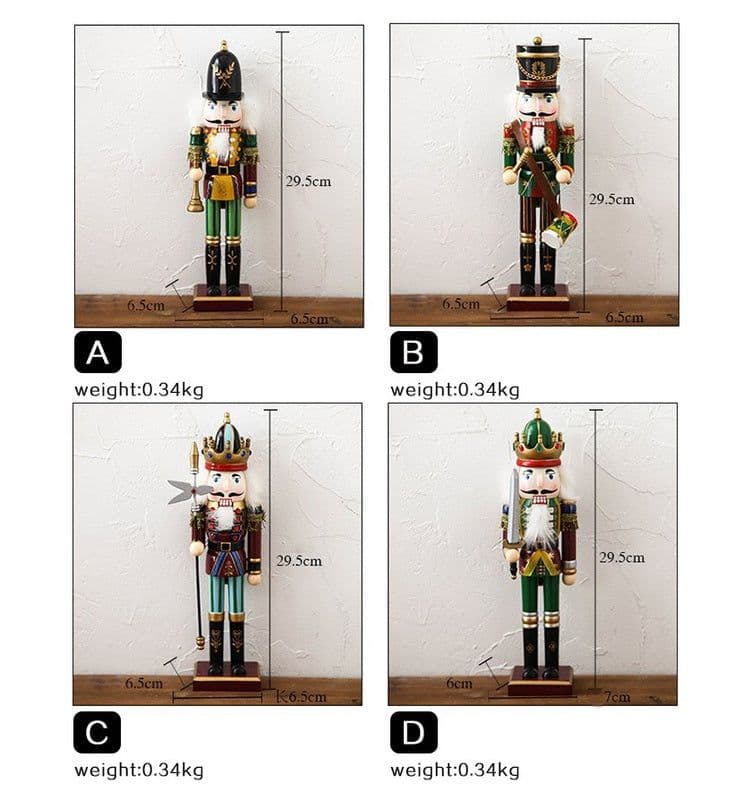 image-Wooden Nutcracker Ornaments
