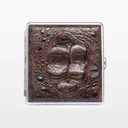 image-Genuine Crocodile Skin Cigarette Case