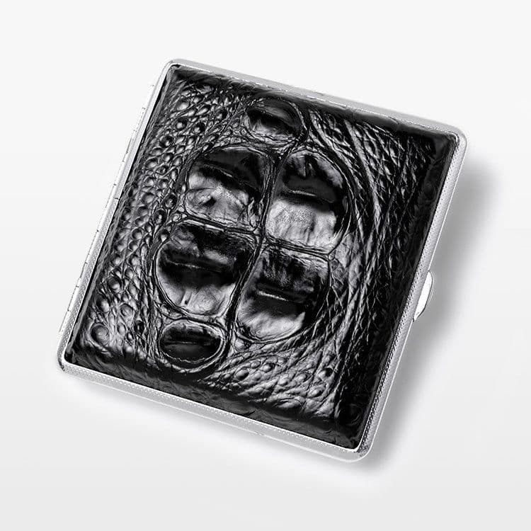 image-Genuine Crocodile Skin Cigarette Case