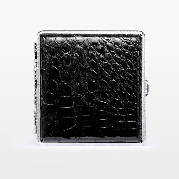 image-Genuine Crocodile Skin Cigarette Case