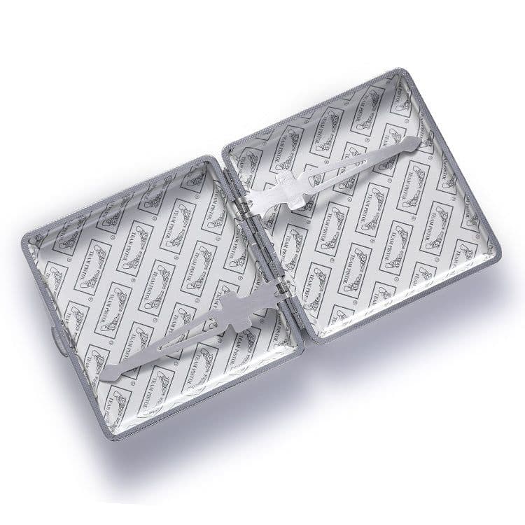 image-Genuine Crocodile Skin Cigarette Case