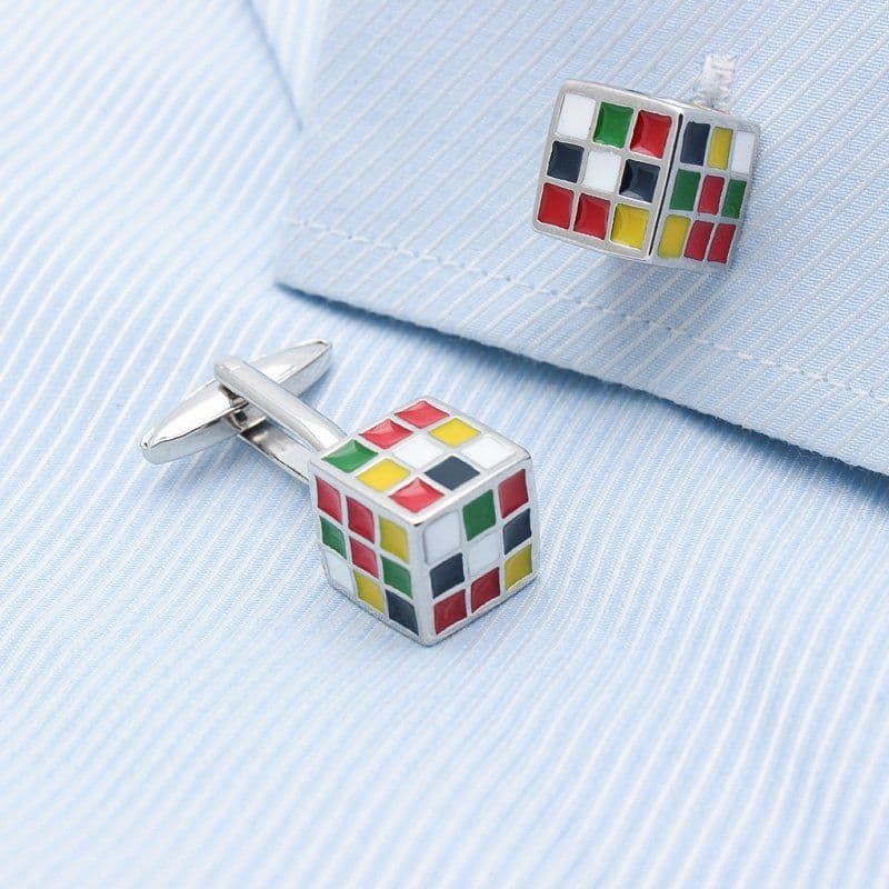 image-Magic Cube Cufflinks
