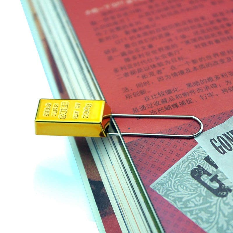 image-Gold Bullion Paper Clip