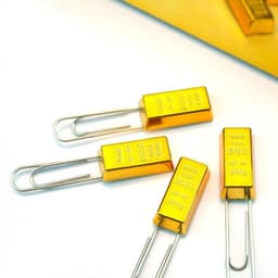 image-Gold Bullion Paper Clip