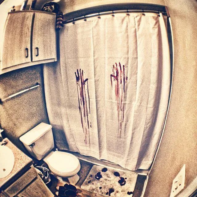 image-Blood Bath Shower Curtain