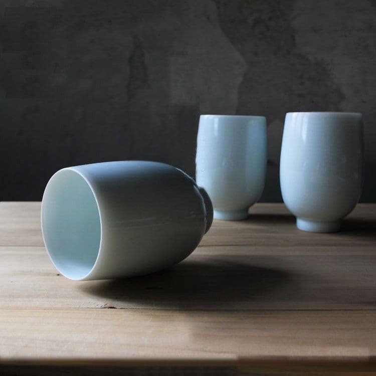 image-Handmade White Zen Personality Couple Cup