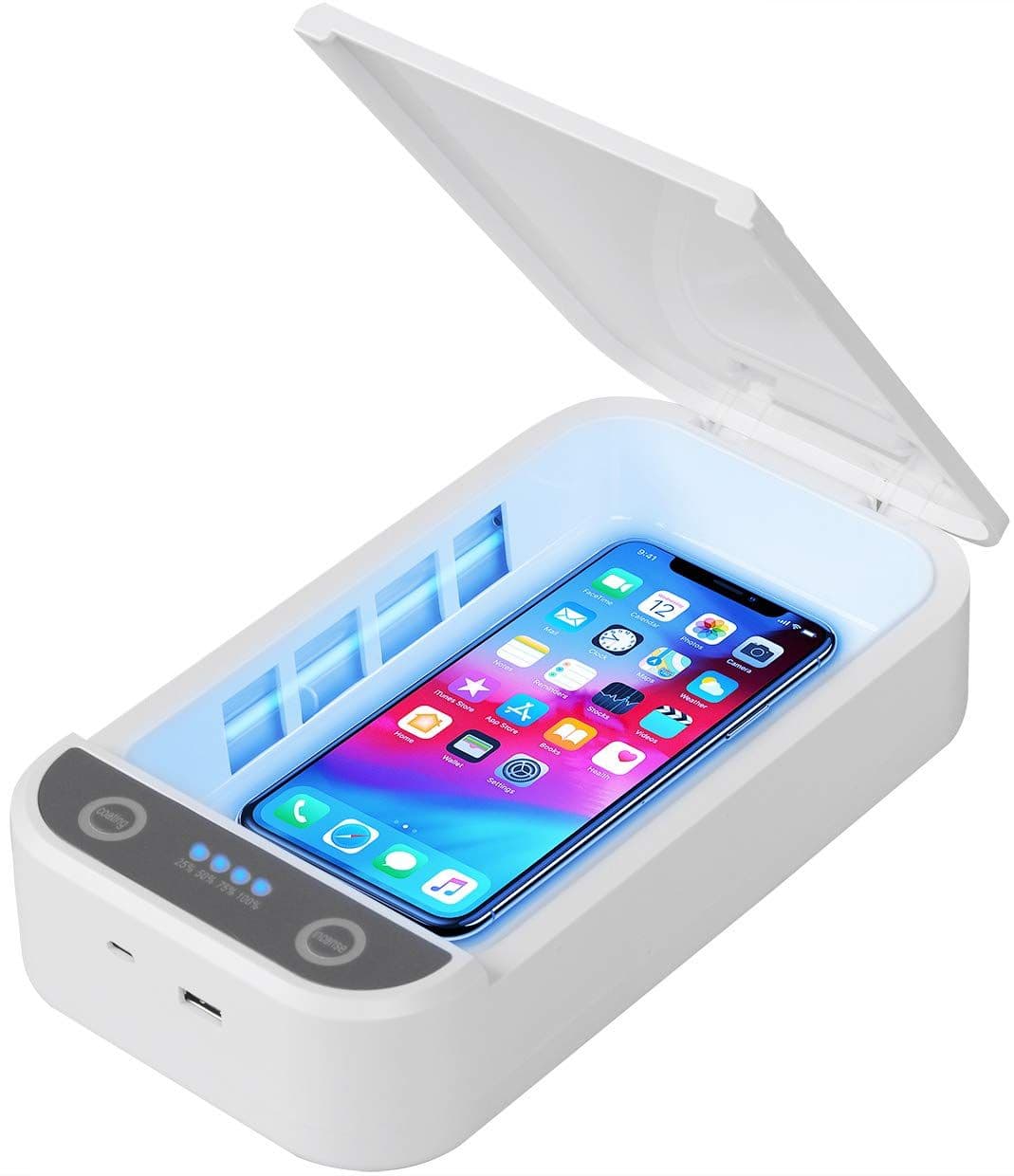 image-UV Phone Sanitizer Portable UVC Lights Disinfection Box
