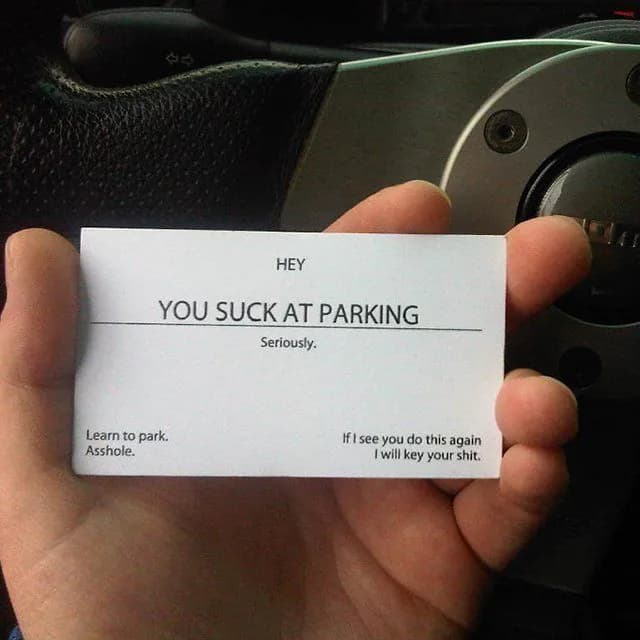 image-You Suck At Parking Cards