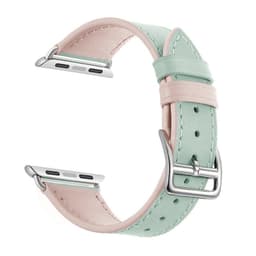 image-Green Leather Apple Watch Band