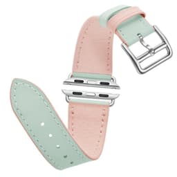 image-Green Leather Apple Watch Band