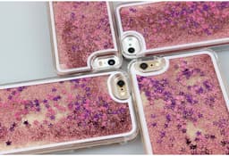 image-Pink Glitter iPhone Case