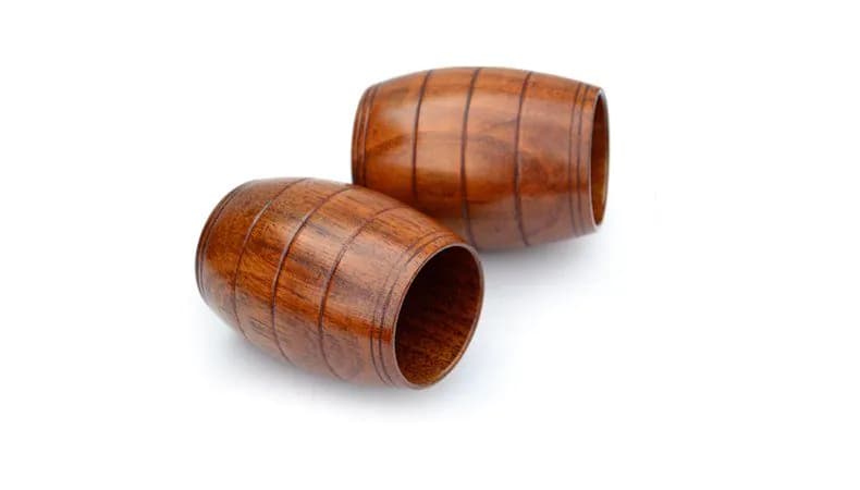 image-Wooden Oak Mug