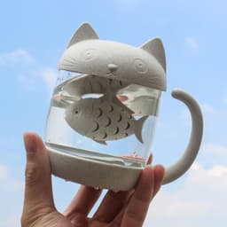 image-Fish Tea Infuser Cat Mug