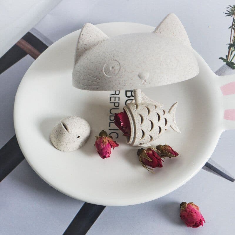 image-Fish Tea Infuser Cat Mug