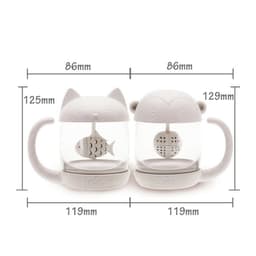 image-Fish Tea Infuser Cat Mug