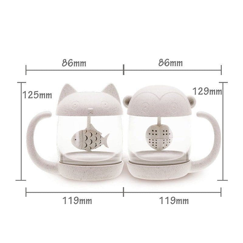 image-Fish Tea Infuser Cat Mug