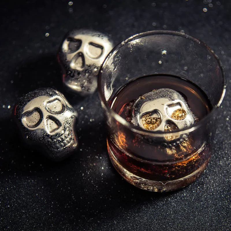image-Skull Whiskey Ice Cube
