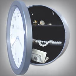 image-Wall Clock Hidden Safe
