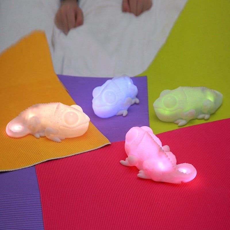 image-Color Copying Chameleon Lamp