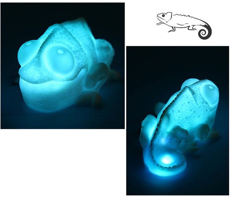 image-Color Copying Chameleon Lamp