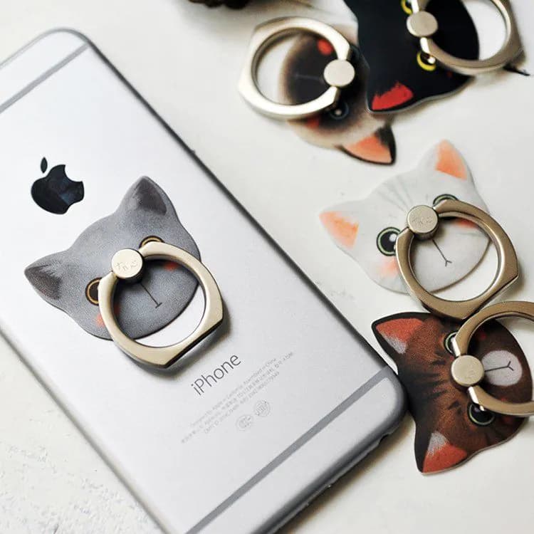 image-Cute Cat Universal Smart Ring Holder