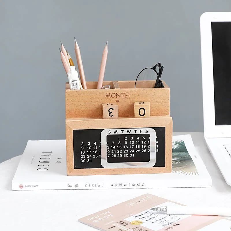 image-Desktop Calendar Storage Box