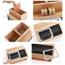 image-Desktop Calendar Storage Box