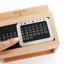 image-Desktop Calendar Storage Box