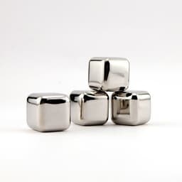image-Stainless Steel Ice Cubes