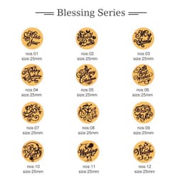 image-Floral LOVE Wax Seal Stamp Set