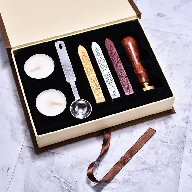 image-Floral LOVE Wax Seal Stamp Set