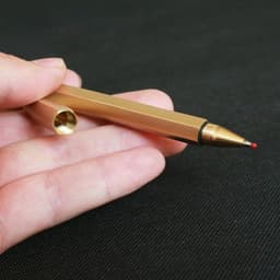 image-Hexagon Brass Pen