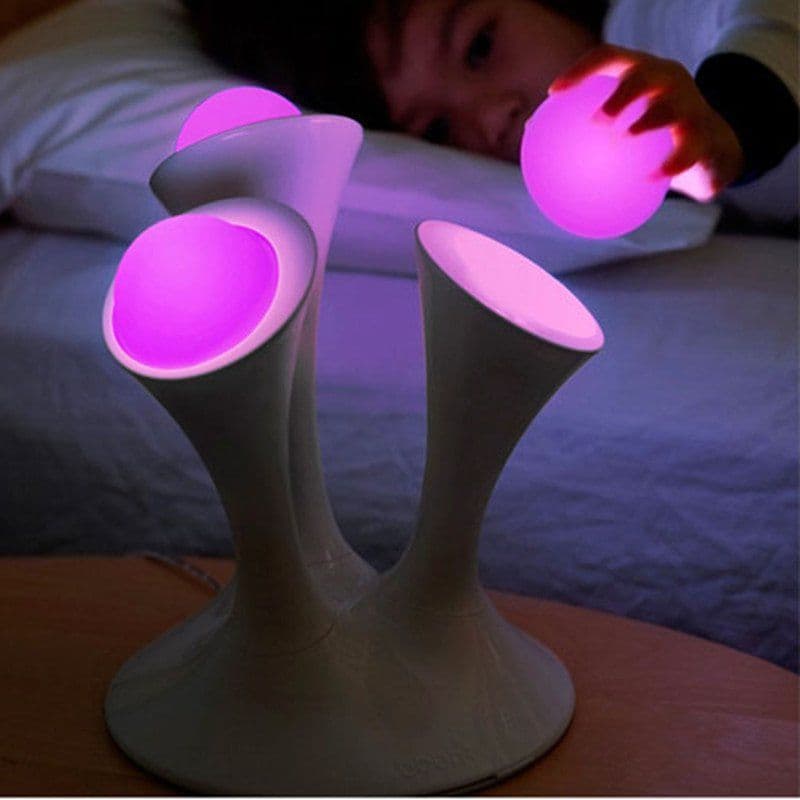 image-Grind Mushroom Seven Color LED Lamp