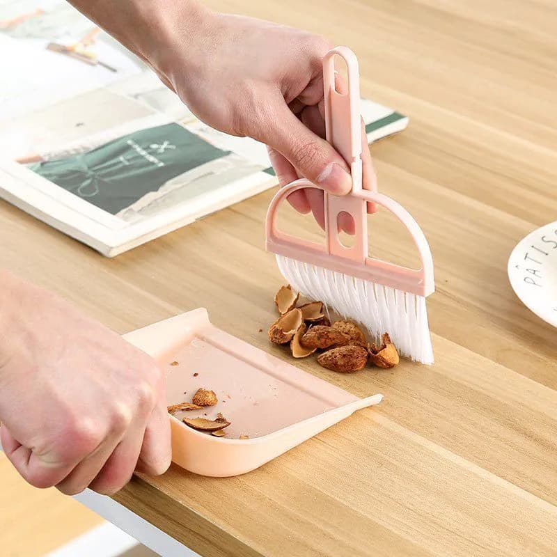 image-Mini Desktop Sweeper Cleaning Set