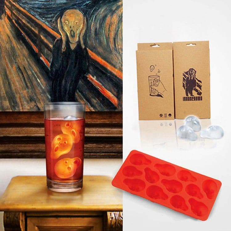 image-The Scream Ice Cube Tray