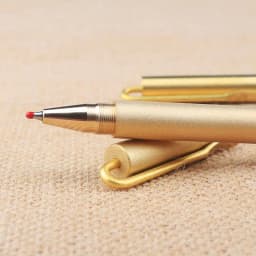 image-Brass Clip Ballpoint Pen
