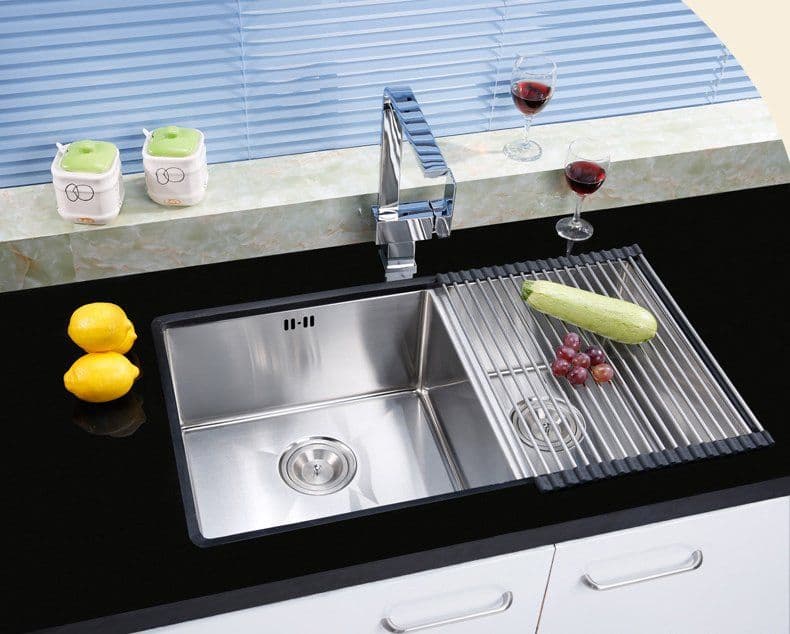 image-Roll-Up Over-Sink Drying Rack