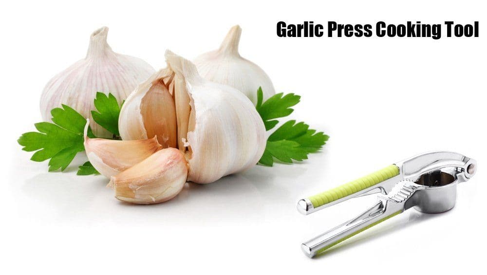 image-Garlic Press Crusher Fruit Vegetable Cutter