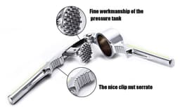 image-Garlic Press Crusher Fruit Vegetable Cutter