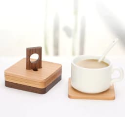 image-Wooden Cup Mat Sets